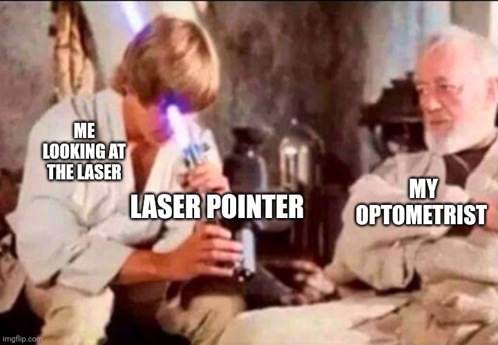 Laser pointer meme