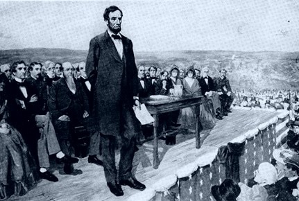 Abraham Lincoln scene