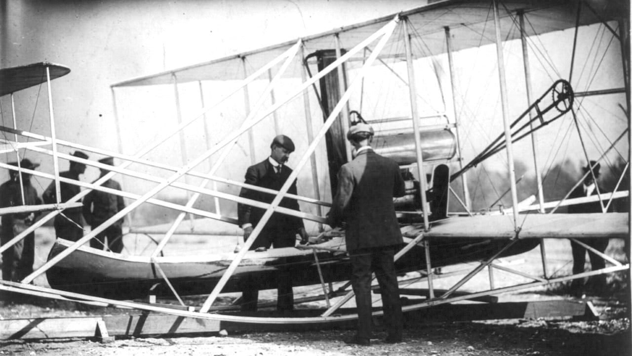 Wright Brothers scene